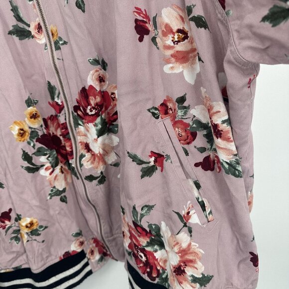 Torrid Women's Floral Bomber Jacket Size 6XL‎ - Picture 3 of 6